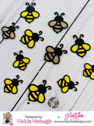 Stitched Bee Set