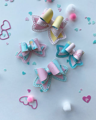 Lace Border Bow
