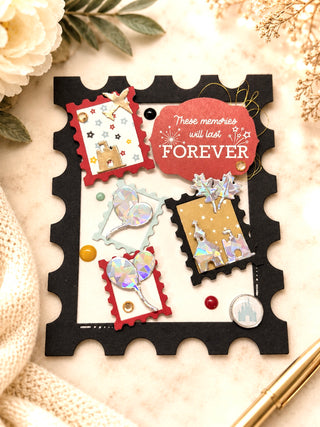Postage Stamp Card Base