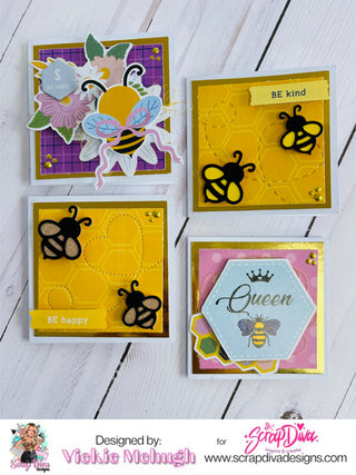 Stitched Bee Set