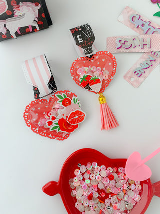 Heart Suitcase Tags