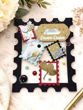 Postage Stamp Card Base