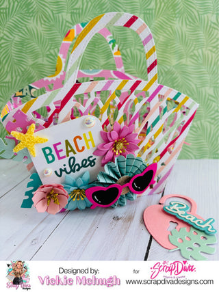 3D Beach Tote