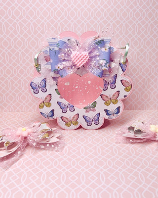 Double Loop Scalloped Bow #2