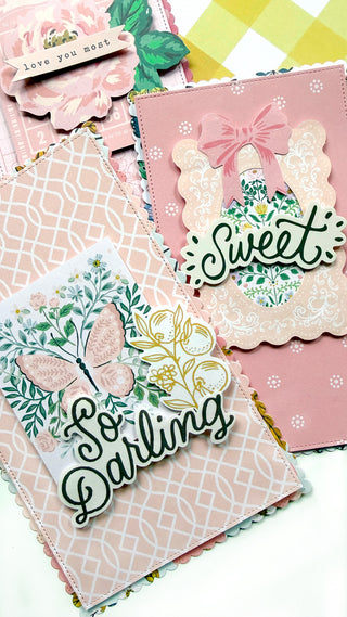 5x8  Scalloped Nested Rectangle
