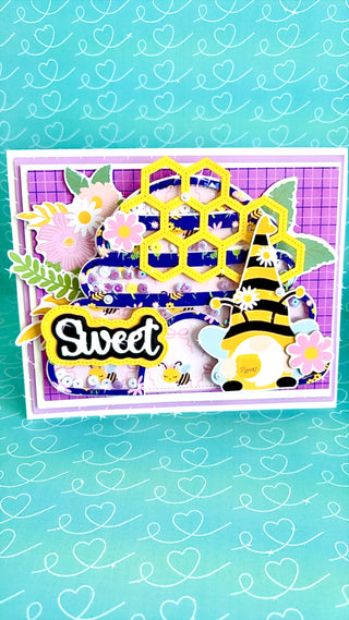 Bee Happy Chipboard Stickers