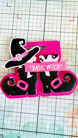 Witch Shoe Bag Topper