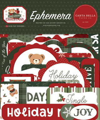 Have A Beary Christmas  Ephemera
