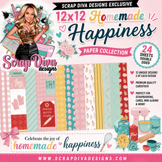 SDD 12x12 Homemade Happiness Paper Bundle