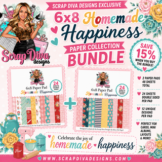 SDD 6x8 Homemade Happiness Paper Bundle