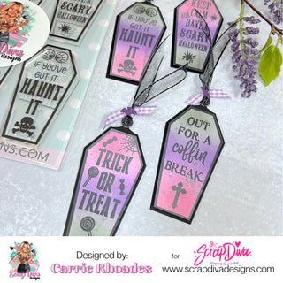 Coffin Stamp and Die Set