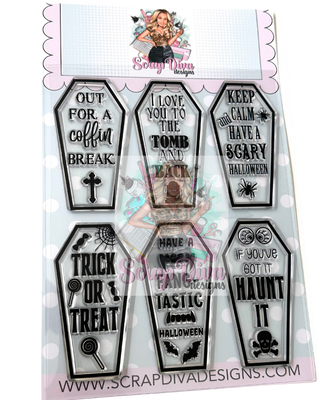 Coffin Stamp and Die Set