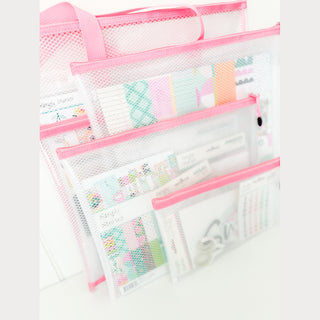 Simple Stories Craft Bag Pink