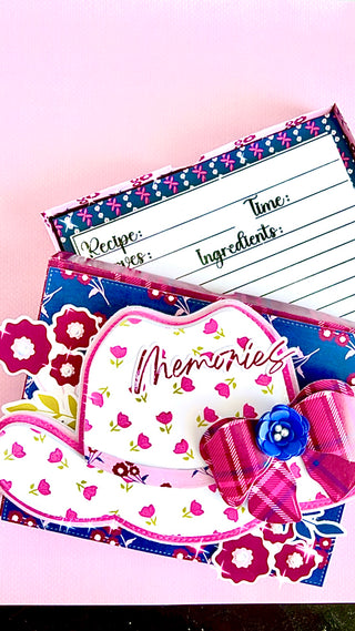 Recipe Card Stamp & Die Set