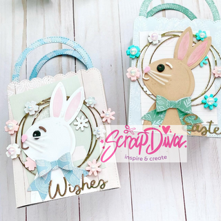 Scalloped Easter Bag