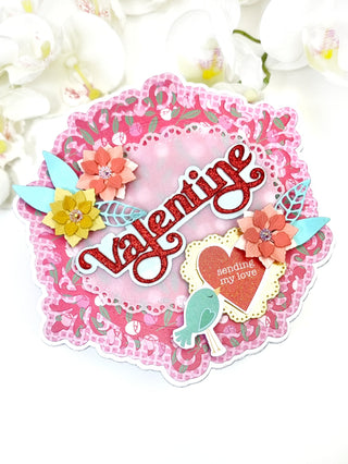 Shabby Chic Circle Mini Album