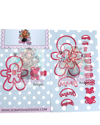 Gingerbread Nesting Set