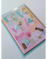 Heart Postage Stamps Die Set