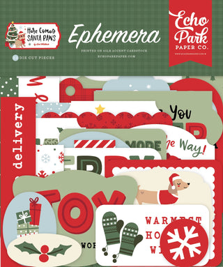 Here Comes Santa Paws Ephemera