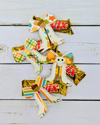 Halloween Scalloped Bow Small