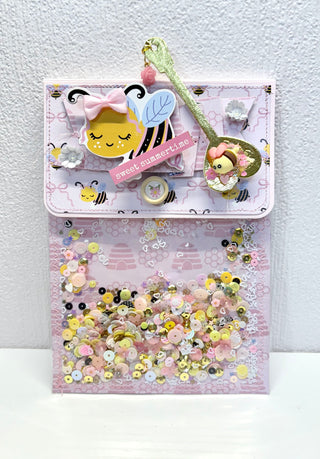 Bee Happy Wooden Stickers