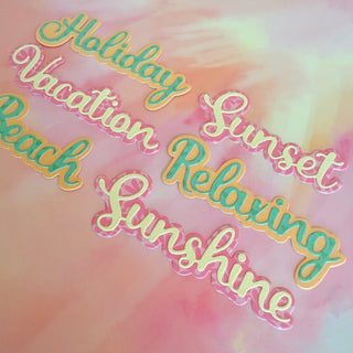 Holiday Word Set