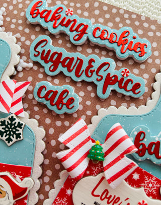 Gingerbread Script Words