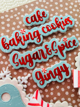 Gingerbread Script Words
