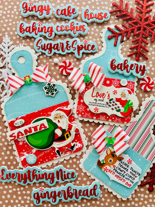 Gingerbread Script Words