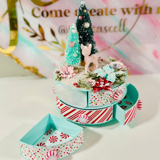 Carousel Box W/ Drawers