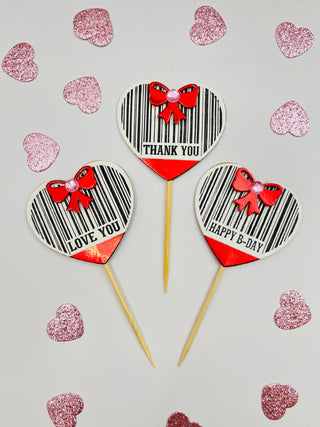 Heart Barcode Stamp