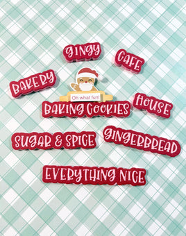 Gingerbread Words