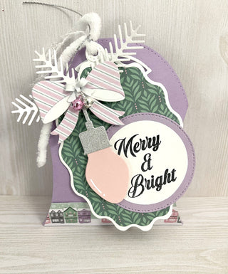 Wavy Oval W/ Bow