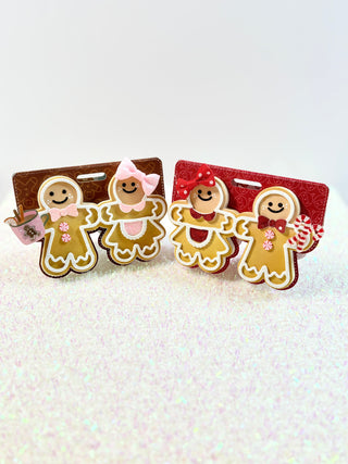 Gingerbread Cookie Bag Topper