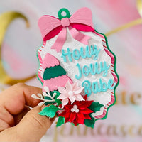 Wavy Oval W/ Bow - PRE-ORDER ONLY