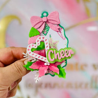 Wavy Oval W/ Bow - PRE-ORDER ONLY