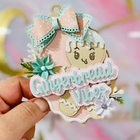 Wavy Oval W/ Bow - PRE-ORDER ONLY