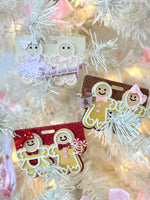 Gingerbread Cookie Bag Topper