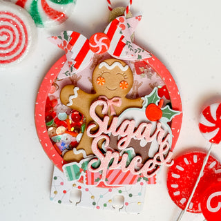 Gingerbread Memorydex Shaker