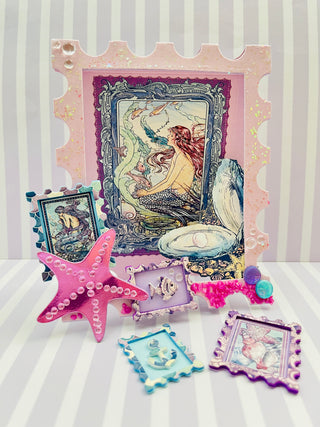 Postage Stamp Card Base
