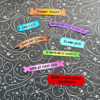Halloween Sentiments  & Die Set