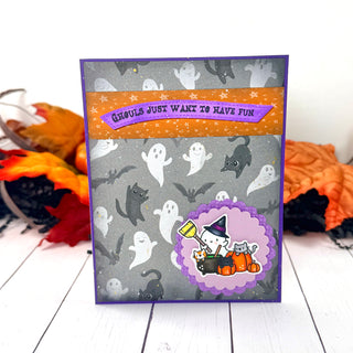 Halloween Sentiments  & Die Set