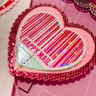 Heart Barcode Stamp
