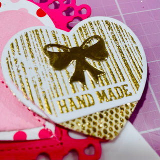 Heart Barcode Stamp