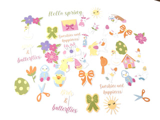 Hello Spring Ephemera Pack 1