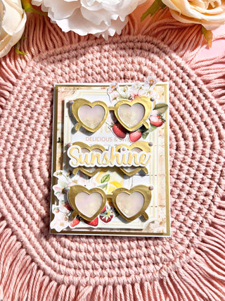 Mini Heart Shaker Sunglasses