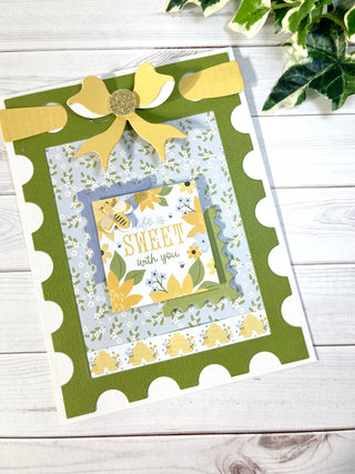 Postage Stamp Card Base