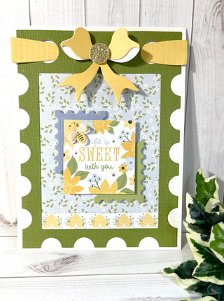 Postage Stamp Card Base
