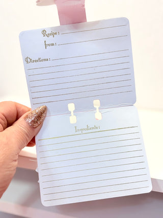 Memorydex Recipe Stamp & Die Set