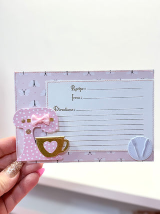 Memorydex Recipe Stamp & Die Set